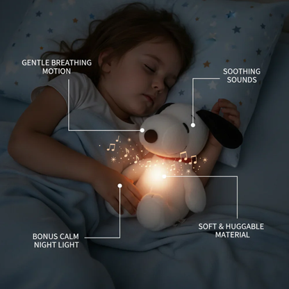 Breathing Puppy Plush